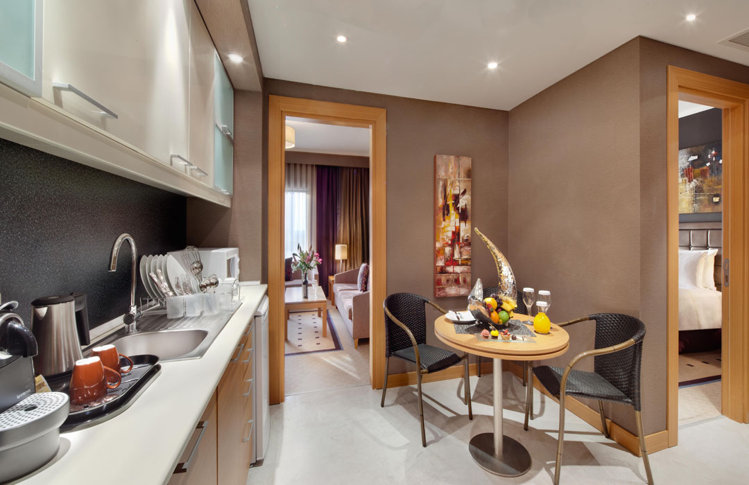 Divan Erbil Otel Tek Yatak Odalı Apart