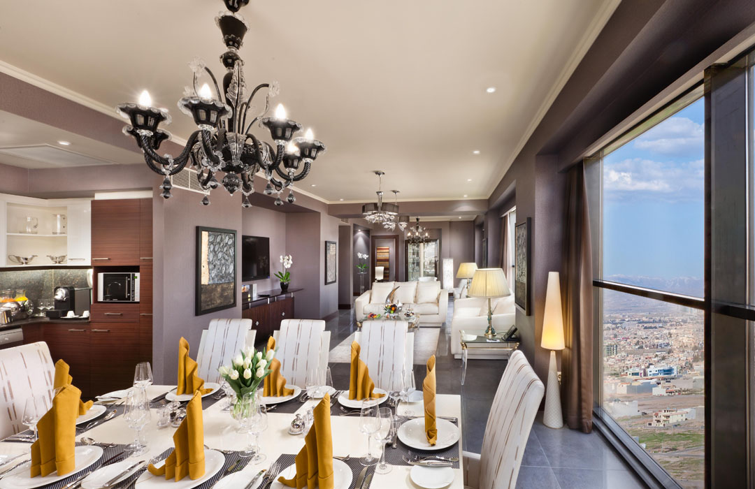 Divan Erbil Otel İki Yatak Odalı Penthouse